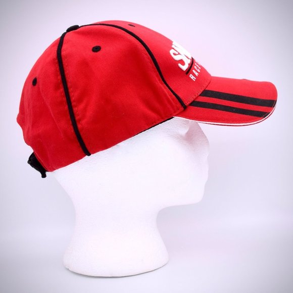 Saratoga NY Horse Race Course Hat Red 2012 Cap Cotton Embroidery Hook Loop Close - Picture 4 of 7